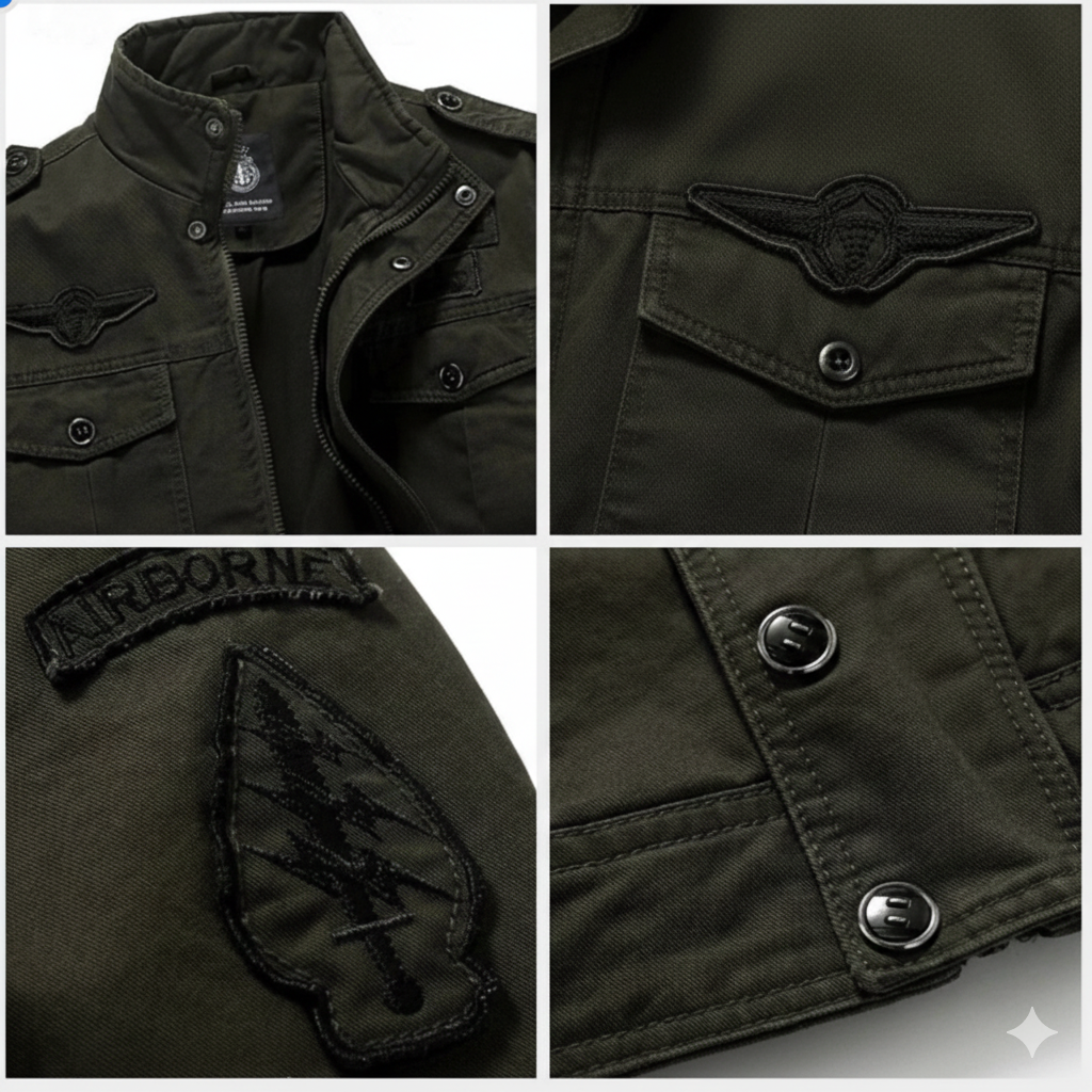 Bastien™ | Chaqueta Militar Estructurada