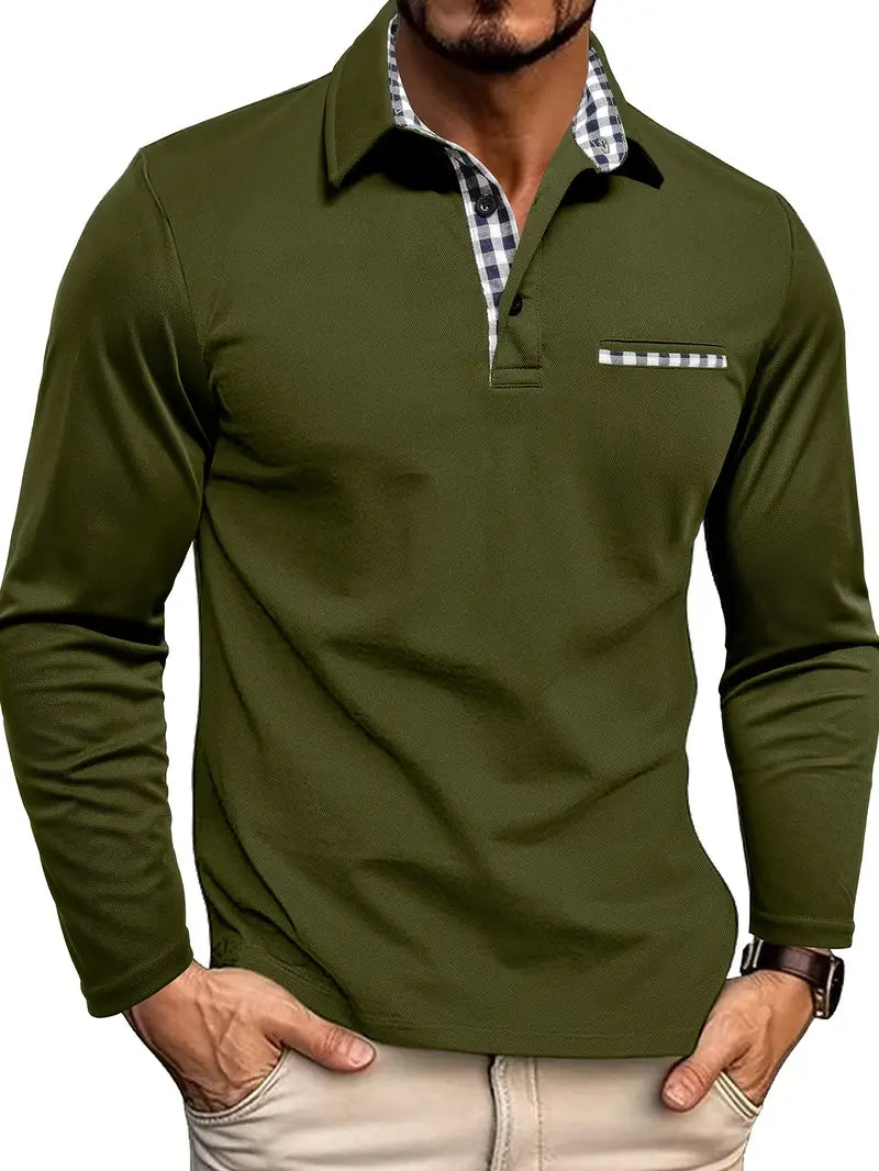 Polo de manga larga Premium