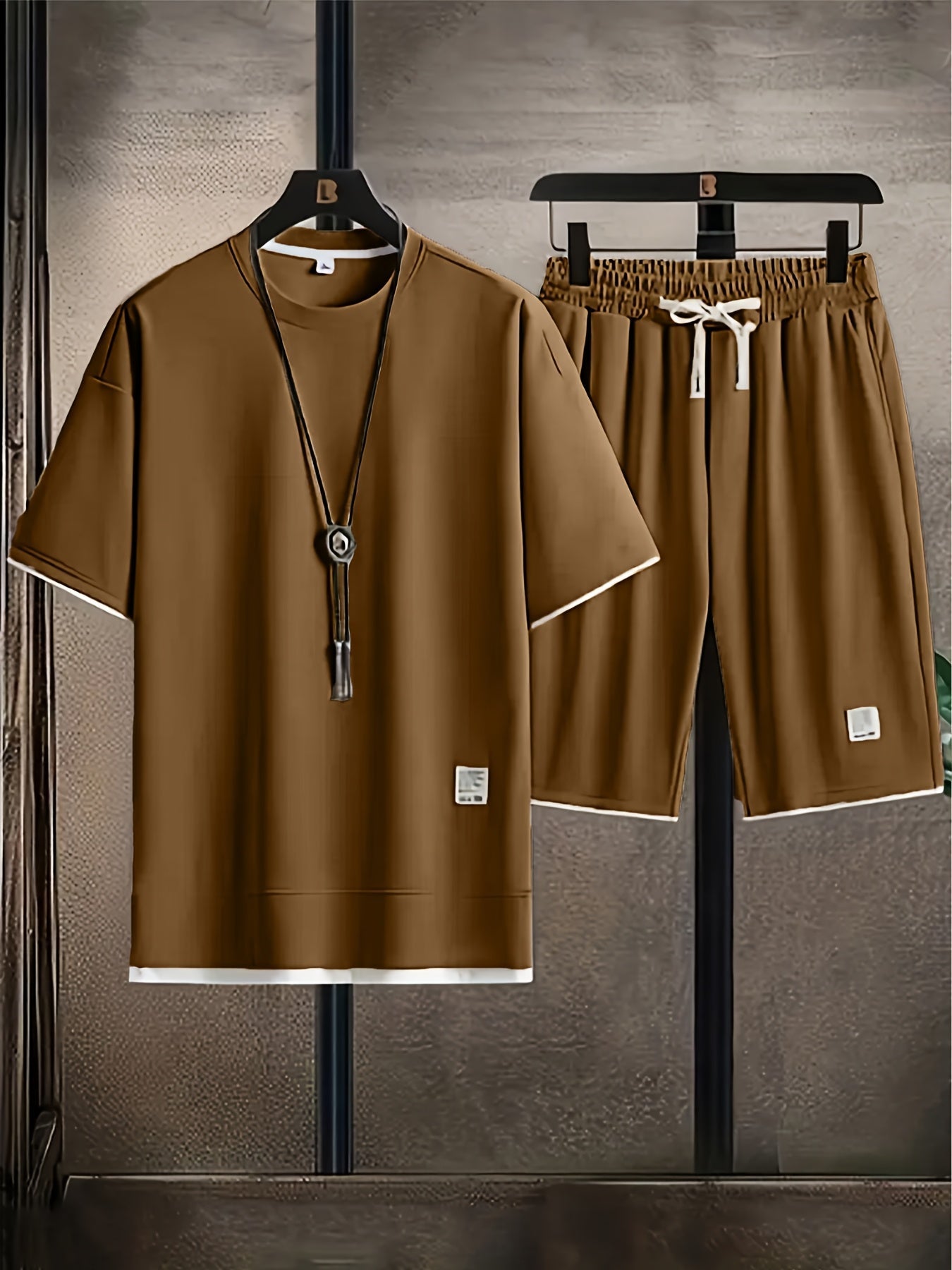 Conjunto Premium Moderno para Hombre de Cuello Redondo