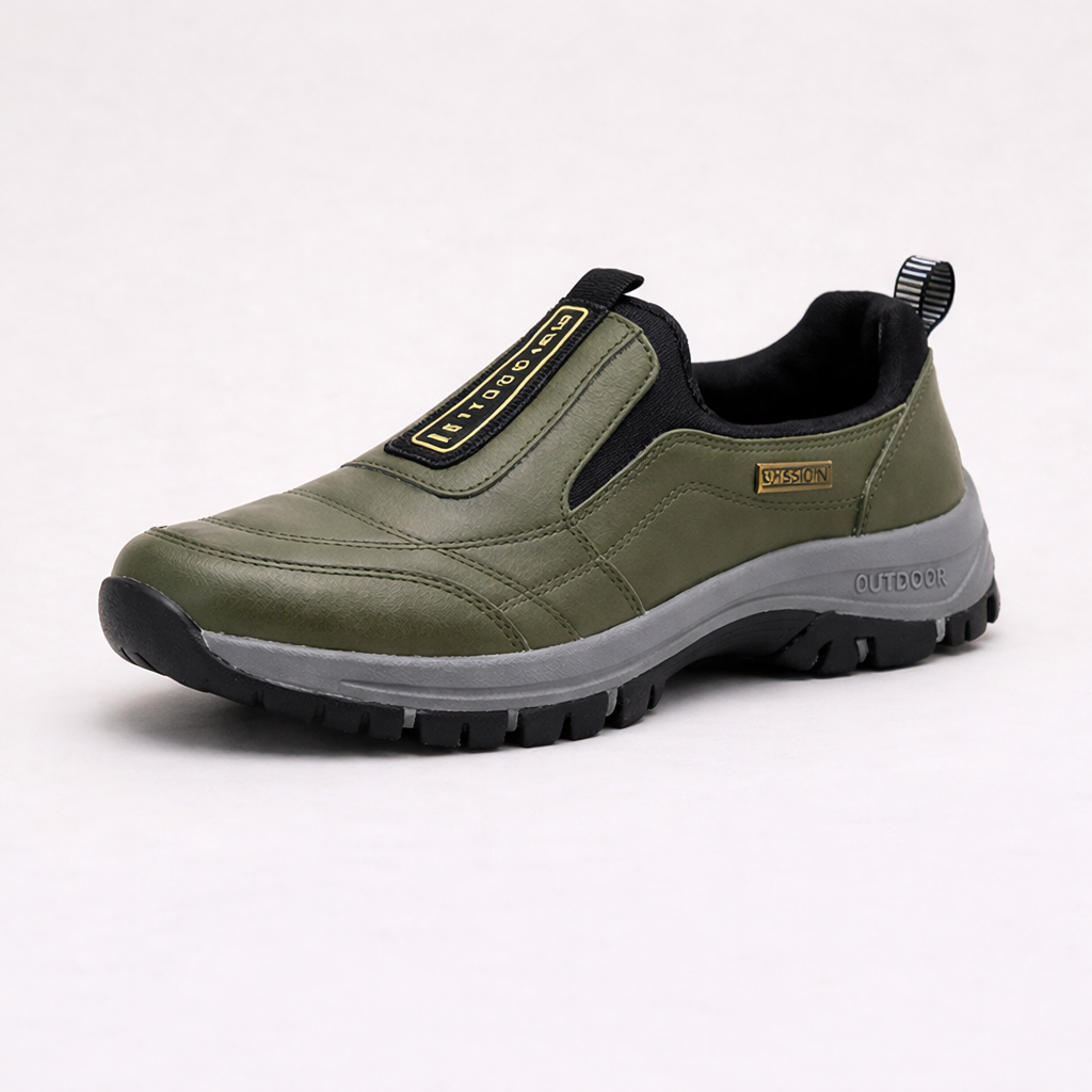 Zapato para caminar sin dolor — especialmente diseñado para personas con pies anchos o molestias en los pies.