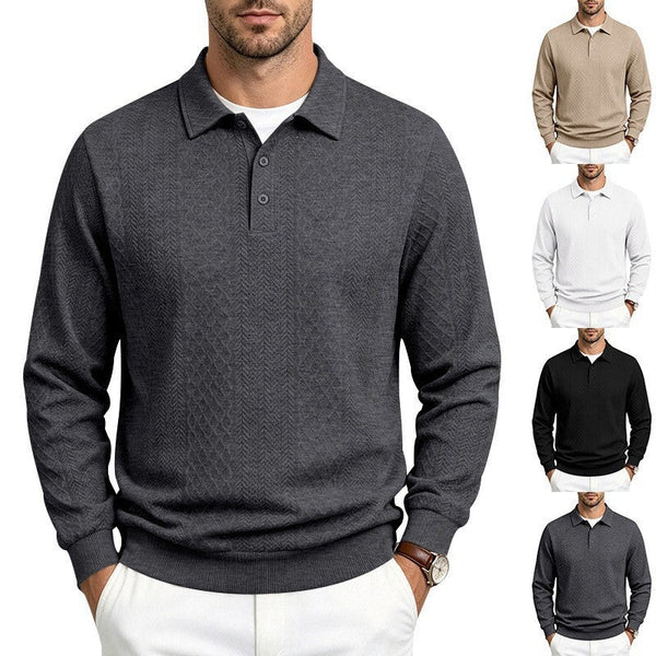 Dante | Jersey Waffle de Cuello Abierto