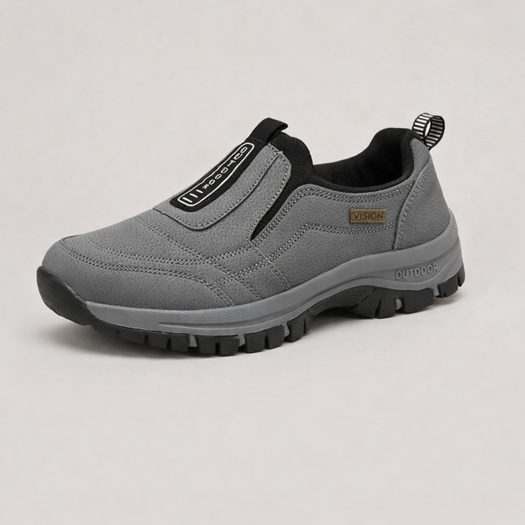 Zapato para caminar sin dolor — especialmente diseñado para personas con pies anchos o molestias en los pies.