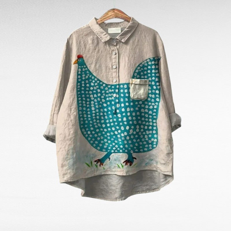 Mireva - Elegante blusa vintage