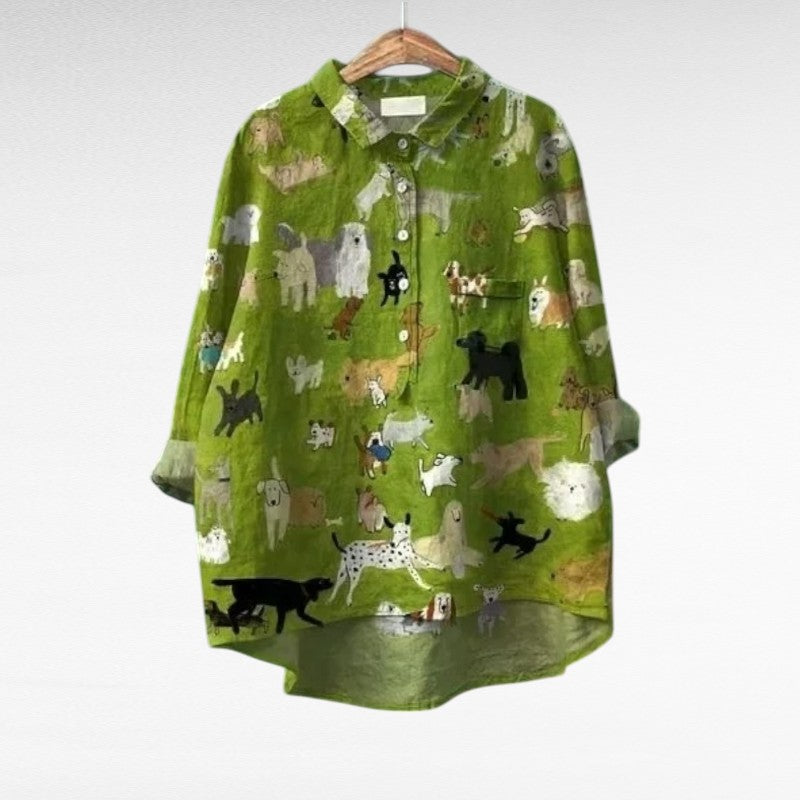 Mireva - Elegante blusa vintage