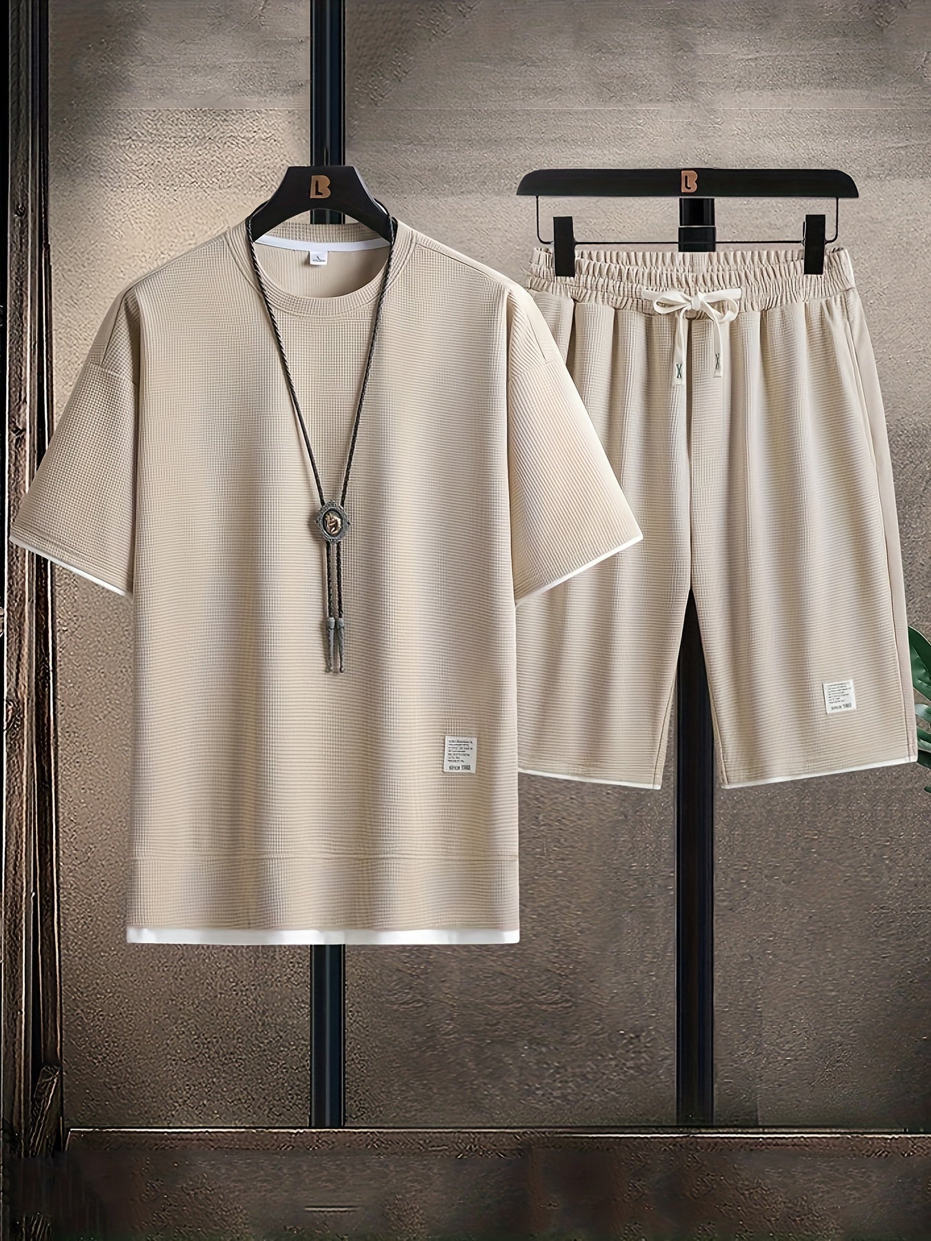 Conjunto Premium Moderno para Hombre de Cuello Redondo