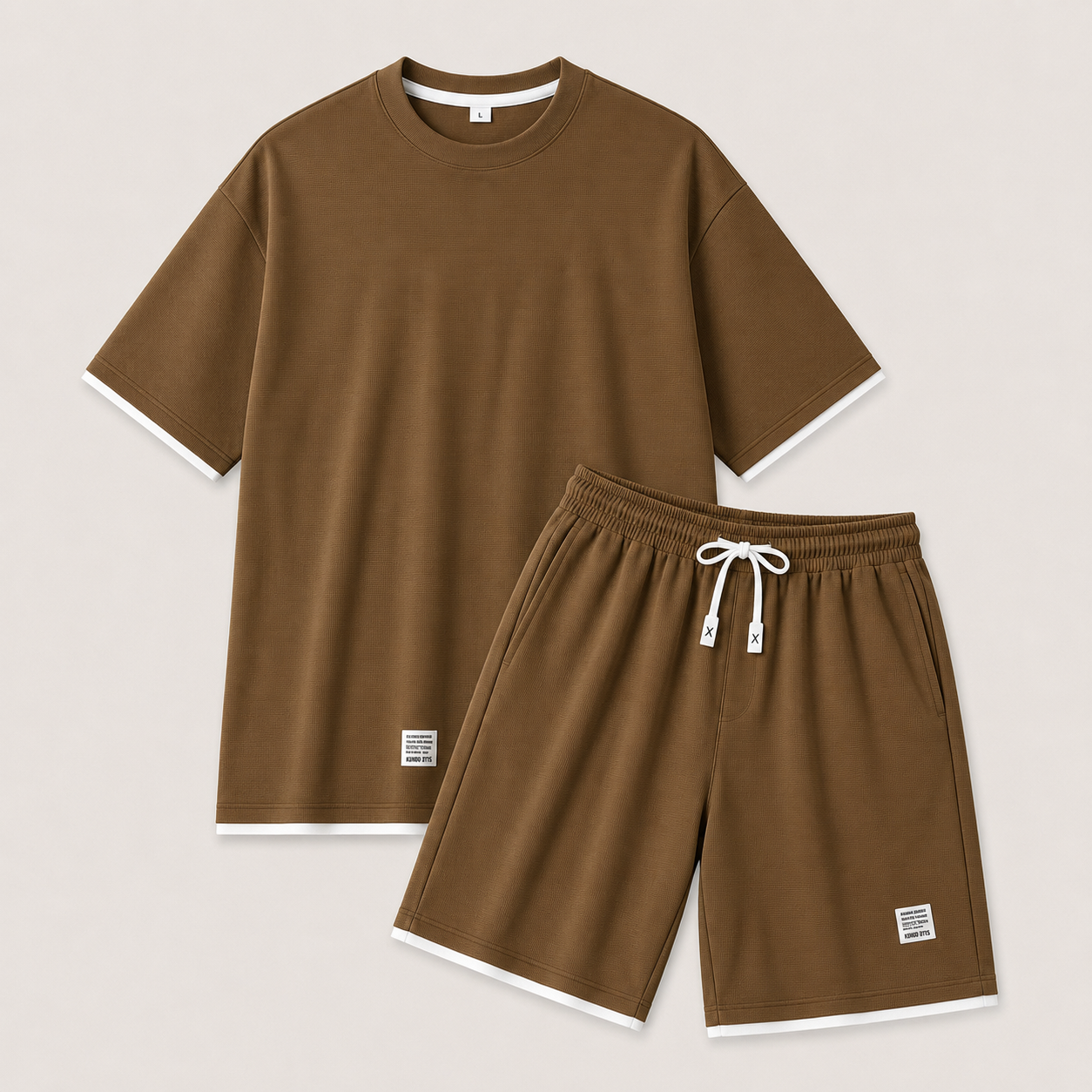 Conjunto Premium Moderno para Hombre de Cuello Redondo