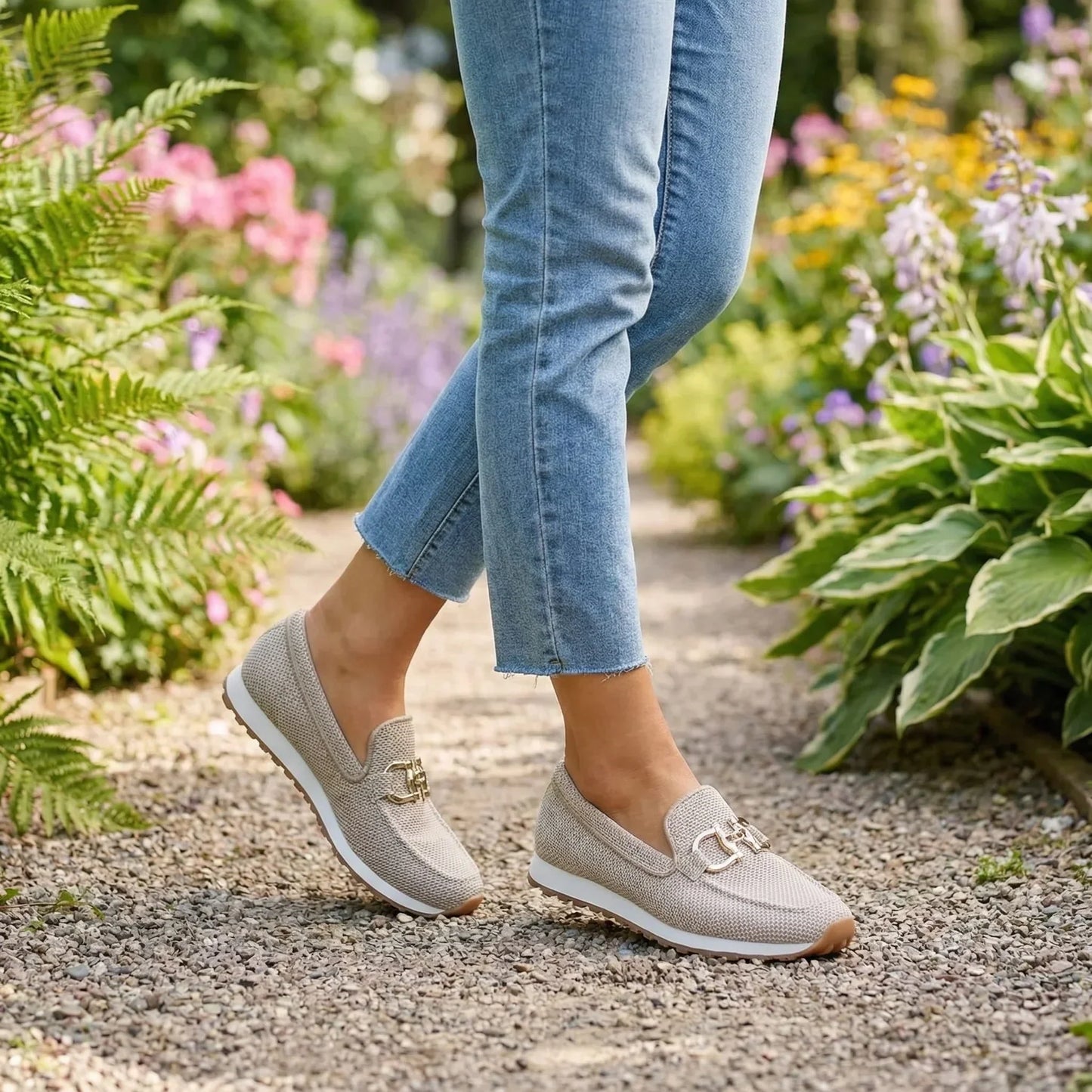 Chiara | Sneakers tipo mocasín.