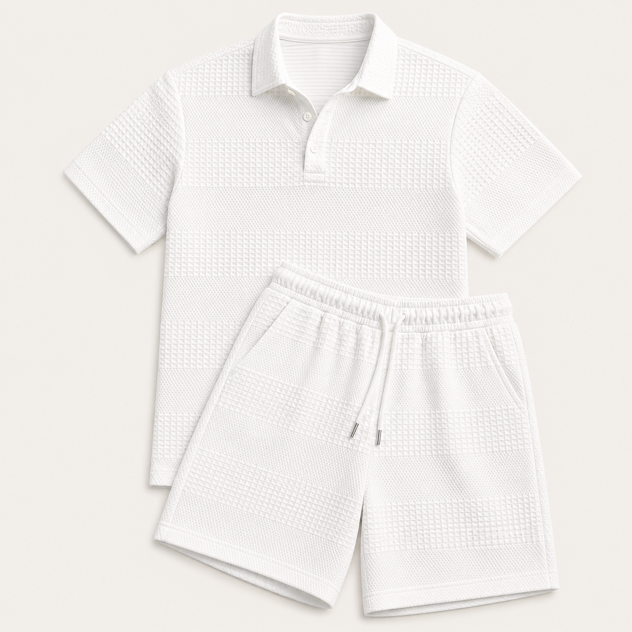 Conjunto de Polo y Pantalón Corto para Hombre – Casual de Verano