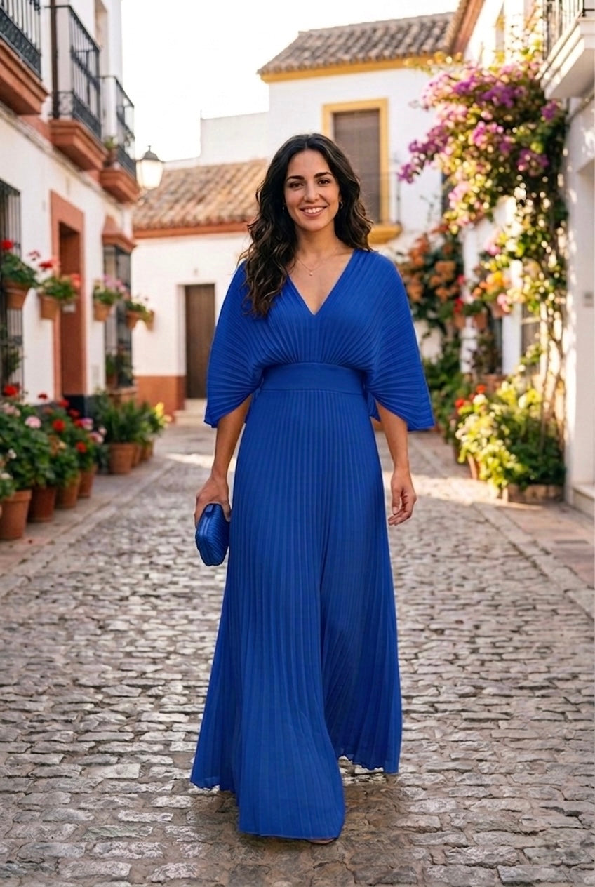 Viena -  Vestido plisado moderno