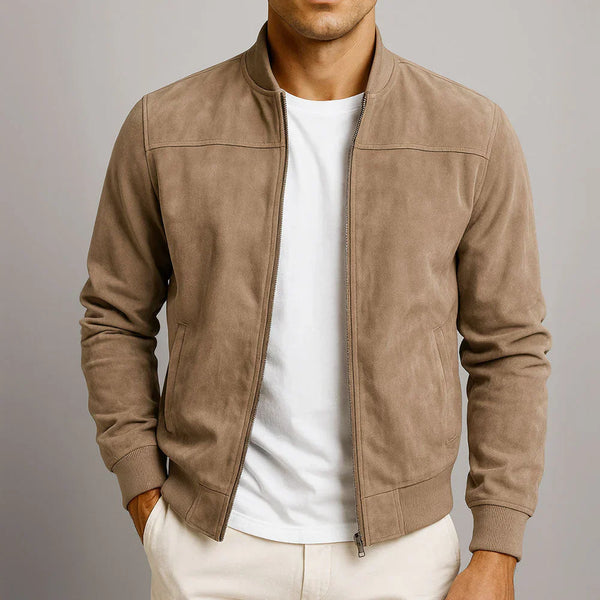 Riviera - Chaqueta bomber de ante