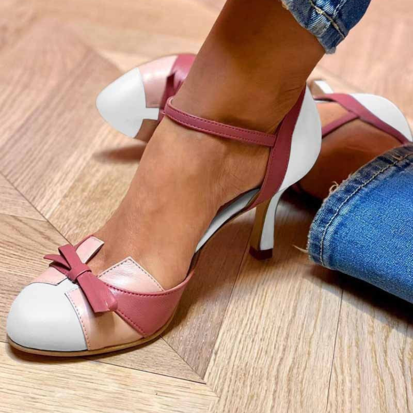 Zapato de tacón ortopédico Vintage