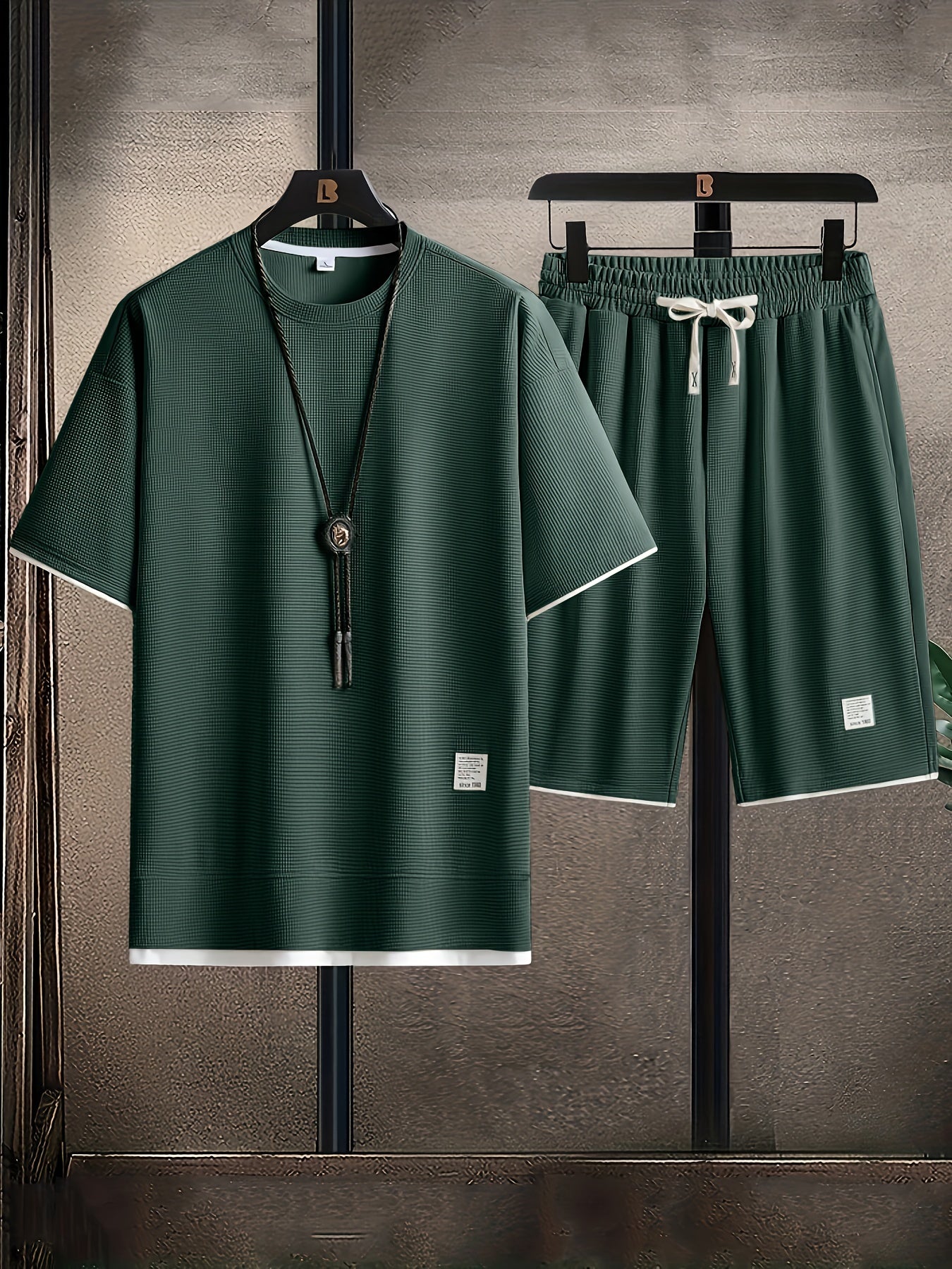 Conjunto Premium Moderno para Hombre de Cuello Redondo