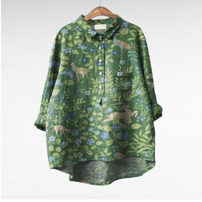Mireva - Elegante blusa vintage
