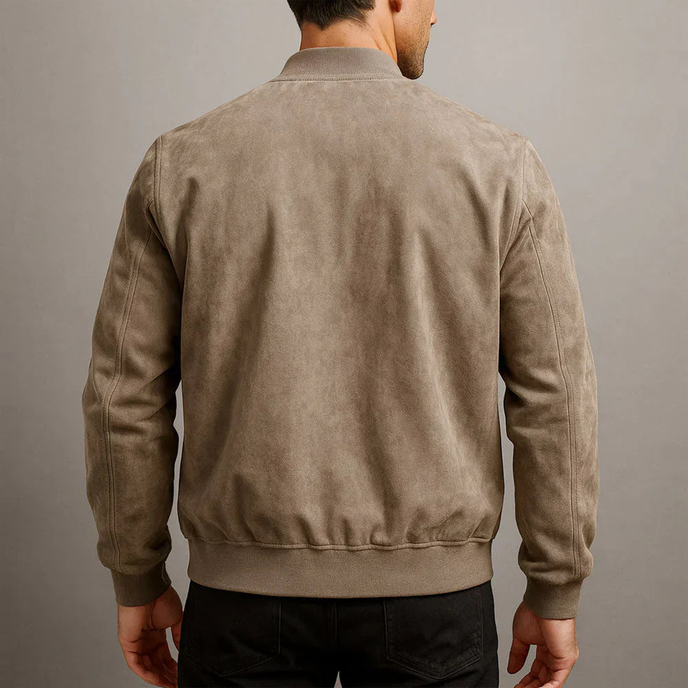 Riviera - Chaqueta bomber de ante