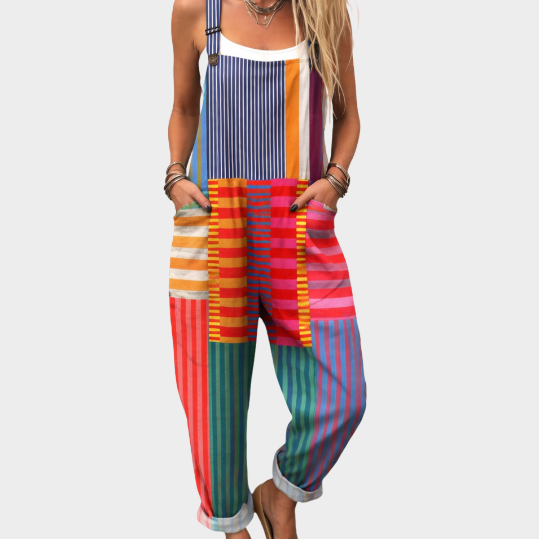ESSALE | MONO ELEGANTE CON ESTAMPADO GEOMÉTRICO