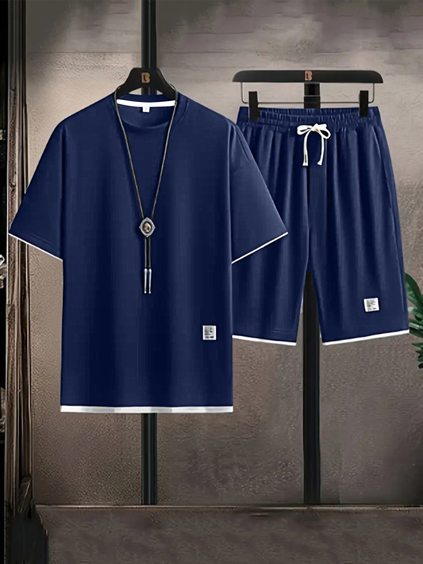 Conjunto Premium Moderno para Hombre de Cuello Redondo
