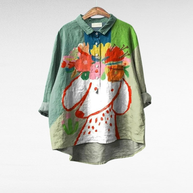 Mireva - Elegante blusa vintage
