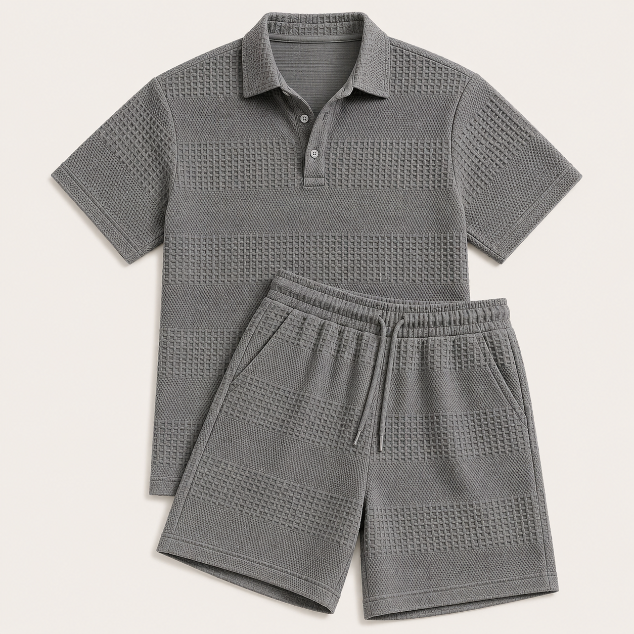 Conjunto de Polo y Pantalón Corto para Hombre – Casual de Verano