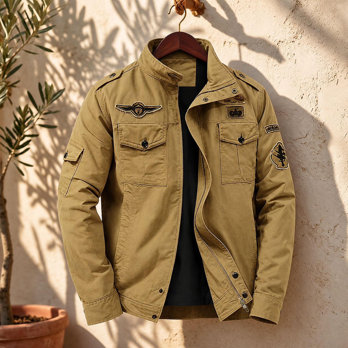 Bastien™ | Chaqueta Militar Estructurada