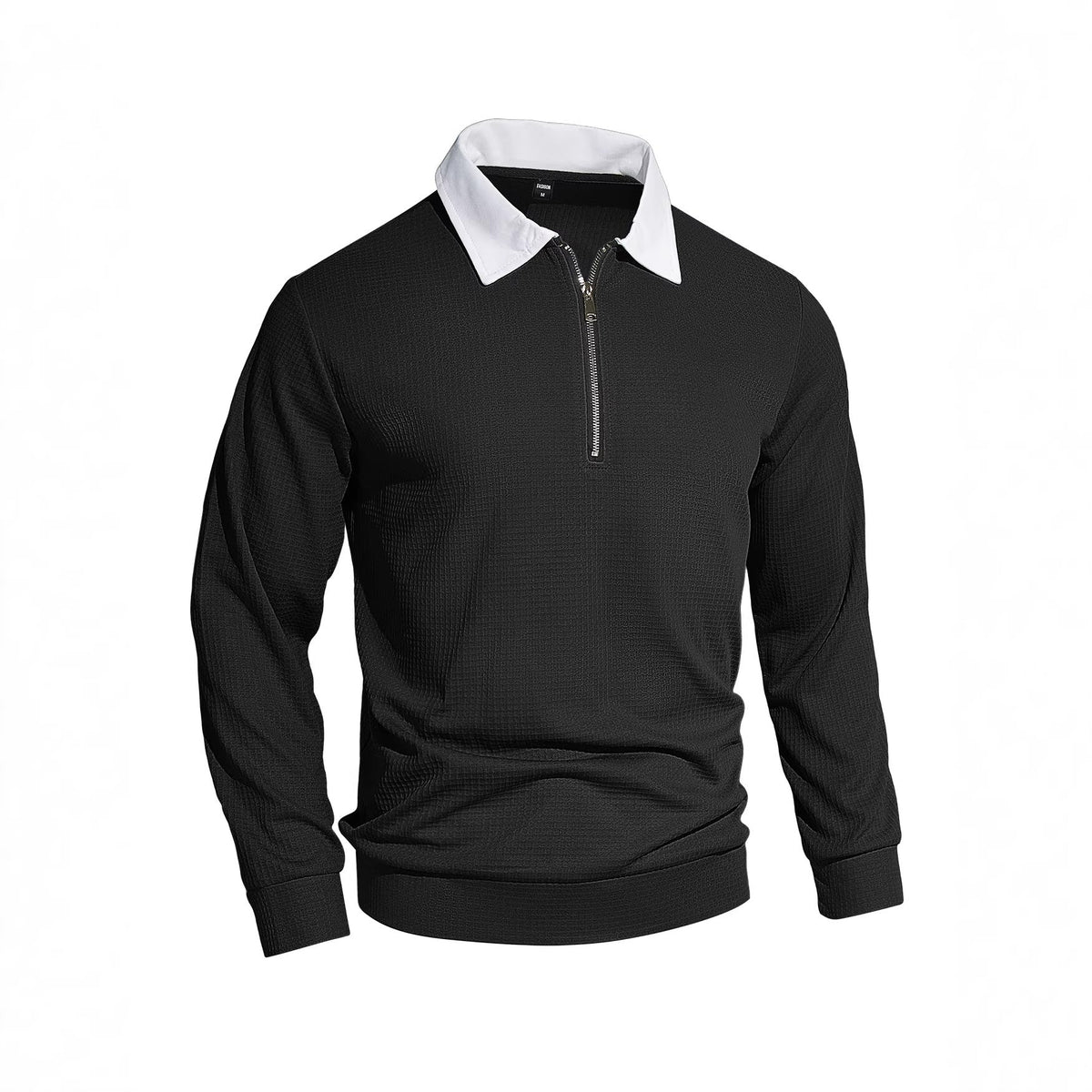 Bruno | Jersey Waffle de Media Cremallera