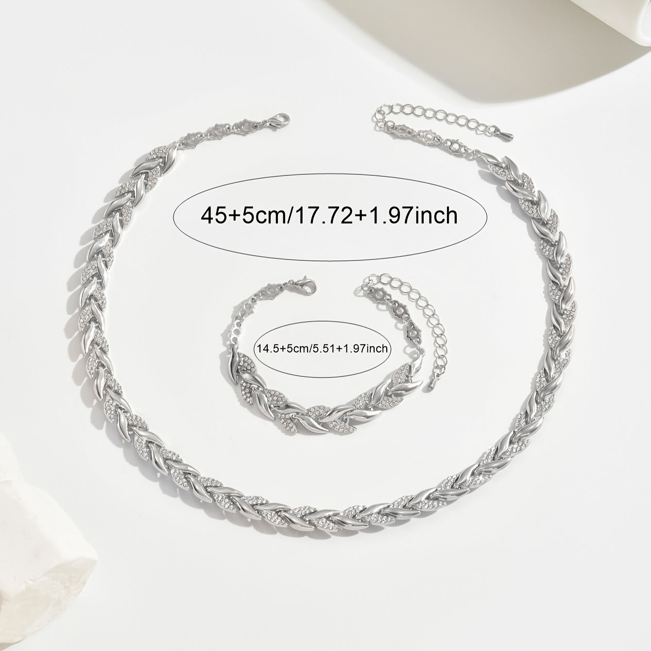 Elena™ | Conjunto de Joyería Cola de Pez Premium