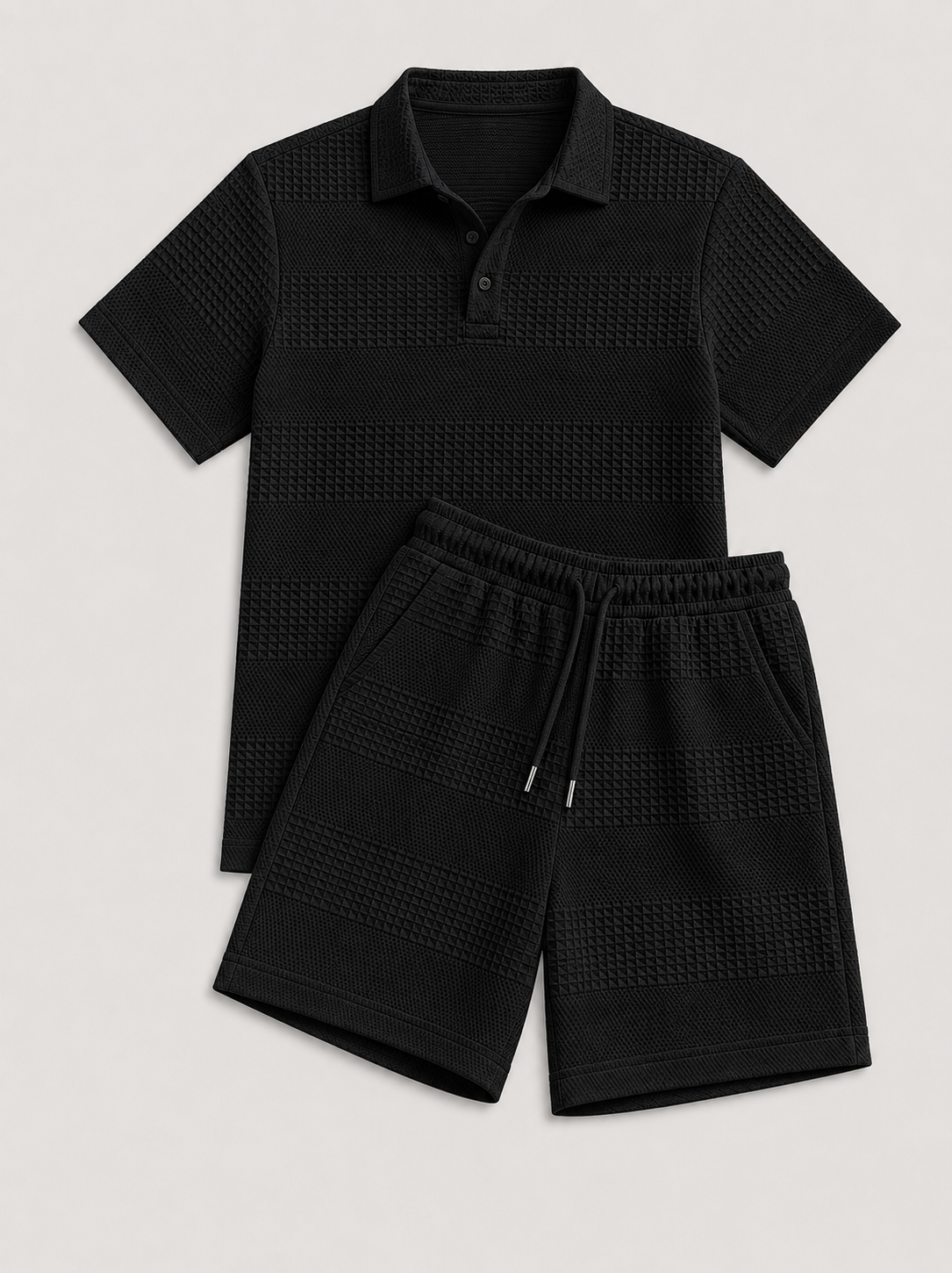 Conjunto de Polo y Pantalón Corto para Hombre – Casual de Verano