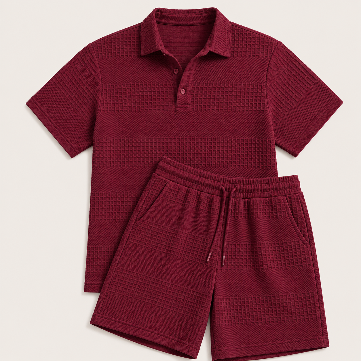 Conjunto de Polo y Pantalón Corto para Hombre – Casual de Verano