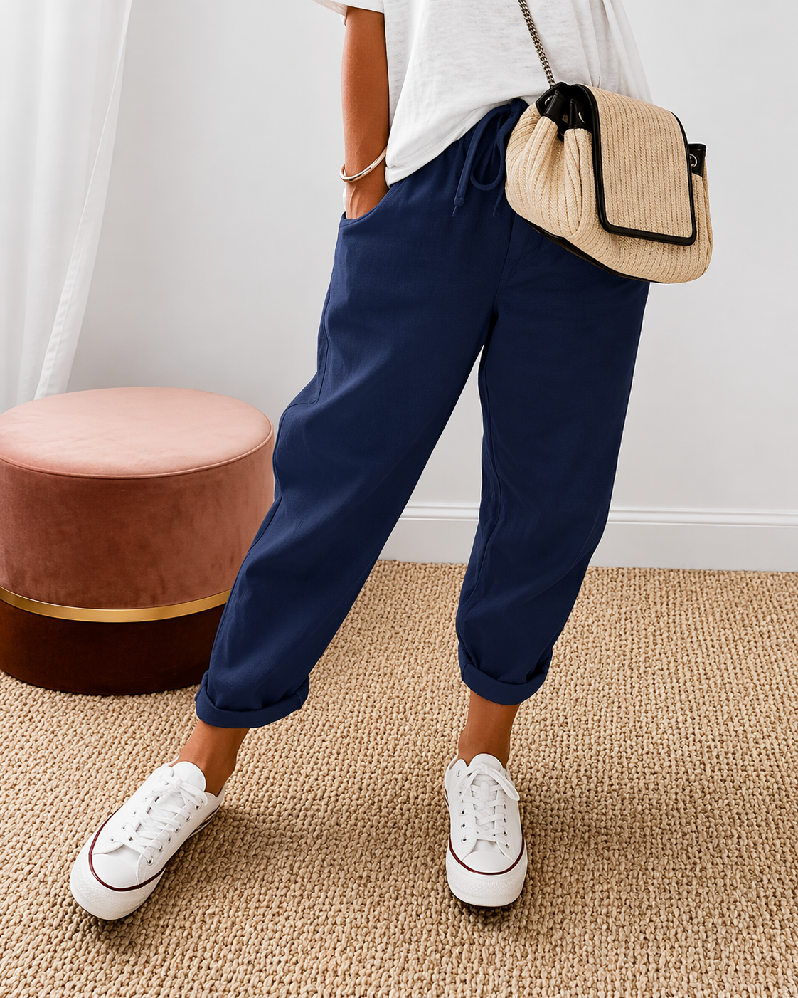 Linae | Pantalón Casual Relajado 1+1 GRATIS (Añade 2 unidades al carrito para activar el descuento)