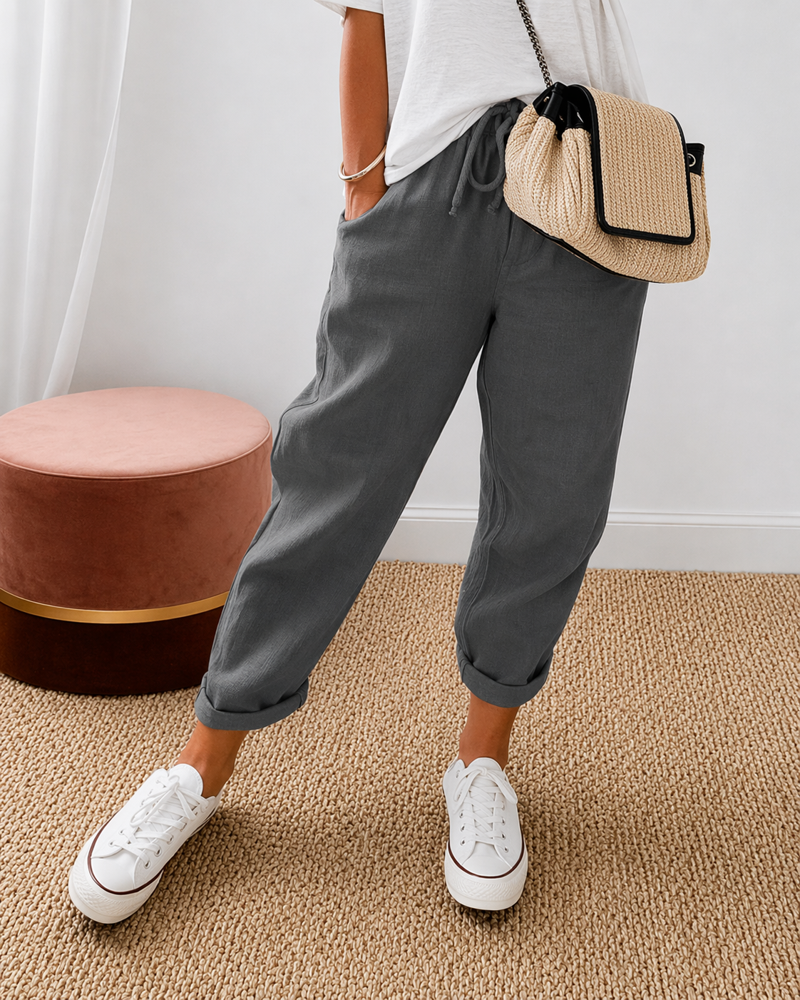 Linae | Pantalón Casual Relajado 1+1 GRATIS (Añade 2 unidades al carrito para activar el descuento)