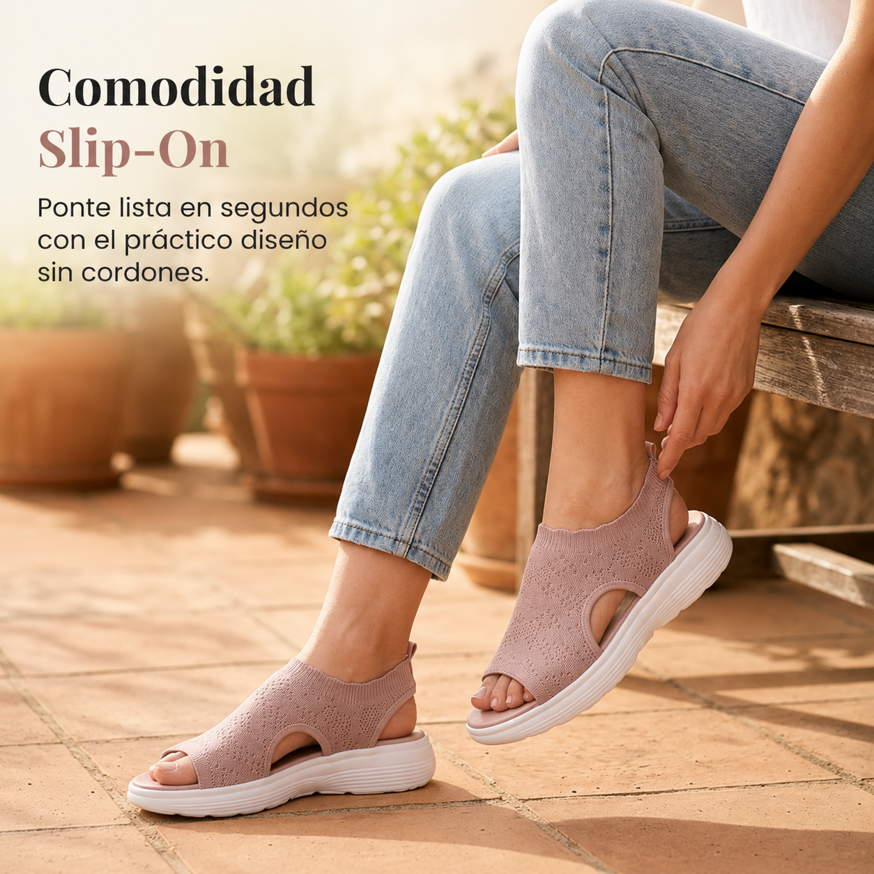 Sandalias de Plataforma Transpirables y cómodas