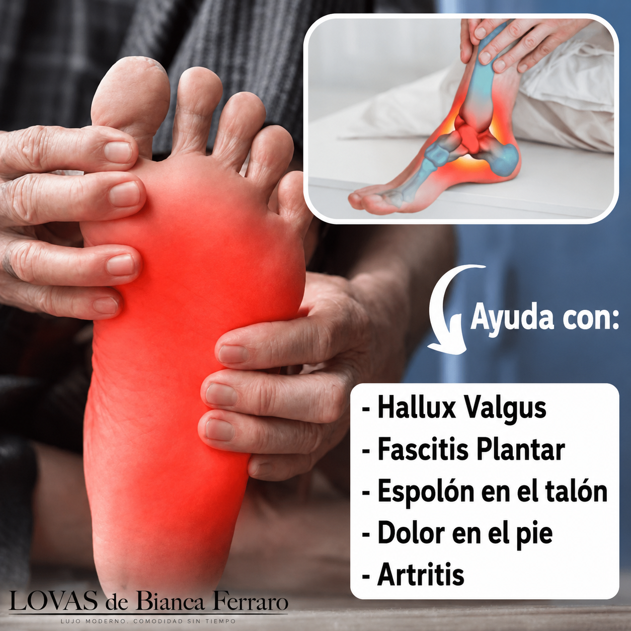 Zapato para caminar sin dolor — especialmente diseñado para personas con pies anchos o molestias en los pies.