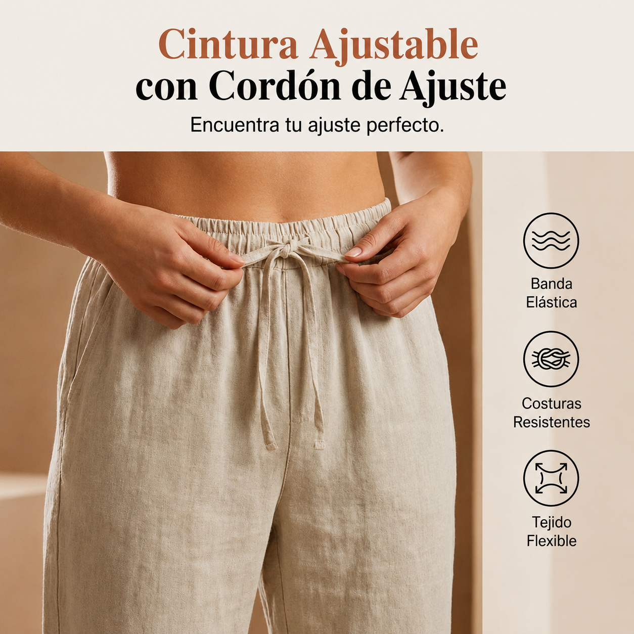 Luna | Shorts de algodón y lino para mujer 1+1 GRATIS  (Añade 2 al carrito para activar el descuento)
