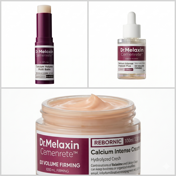Dr Melaxin Calcium Volume Treatment — Stick - Sérum - Crema