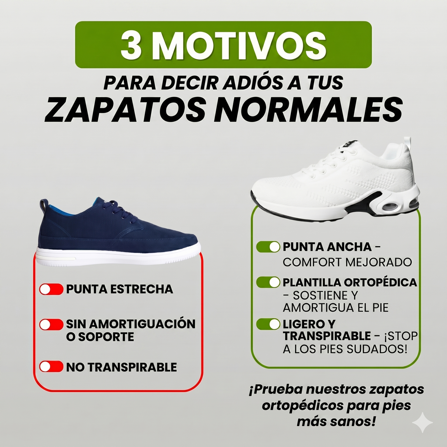 PasosLibres | Bambas ergonómicas sin dolor