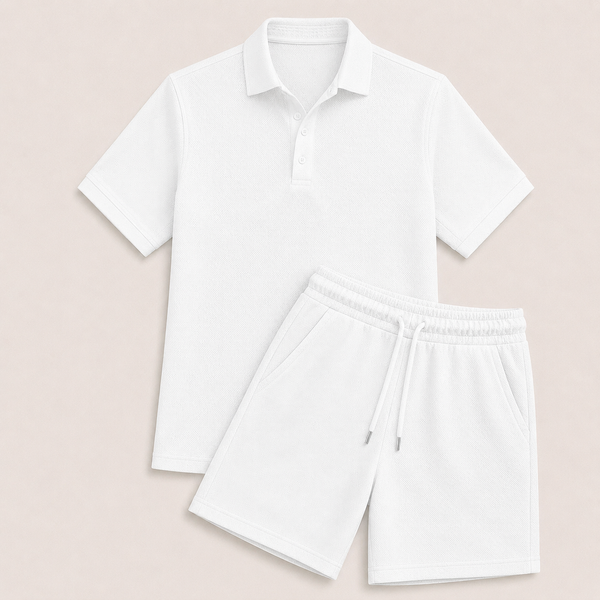 Conjunto de verano de dos piezas para hombre – Camiseta y pantalón corto