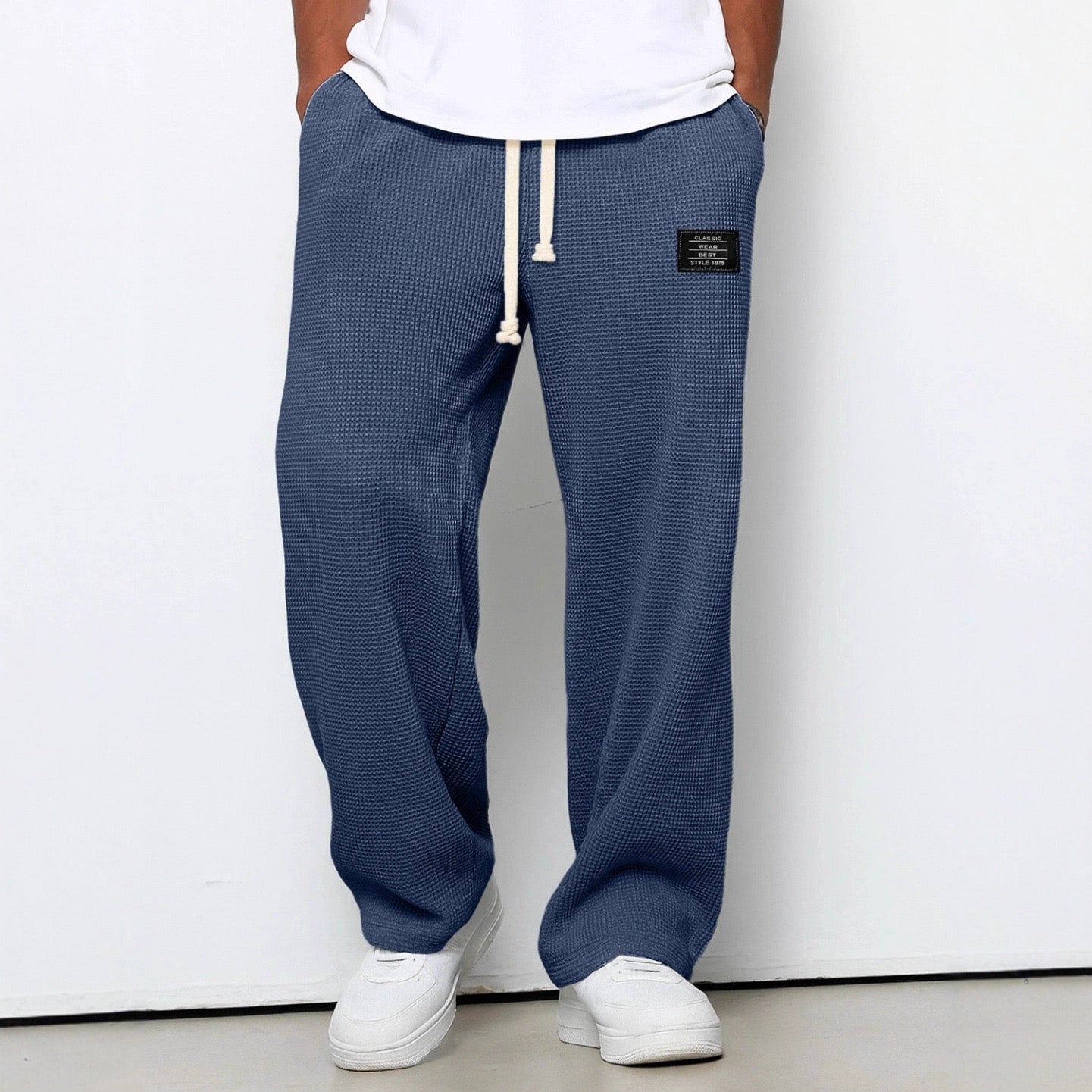 Madrid - Pantalones de hombre transpirables de lino y algodón