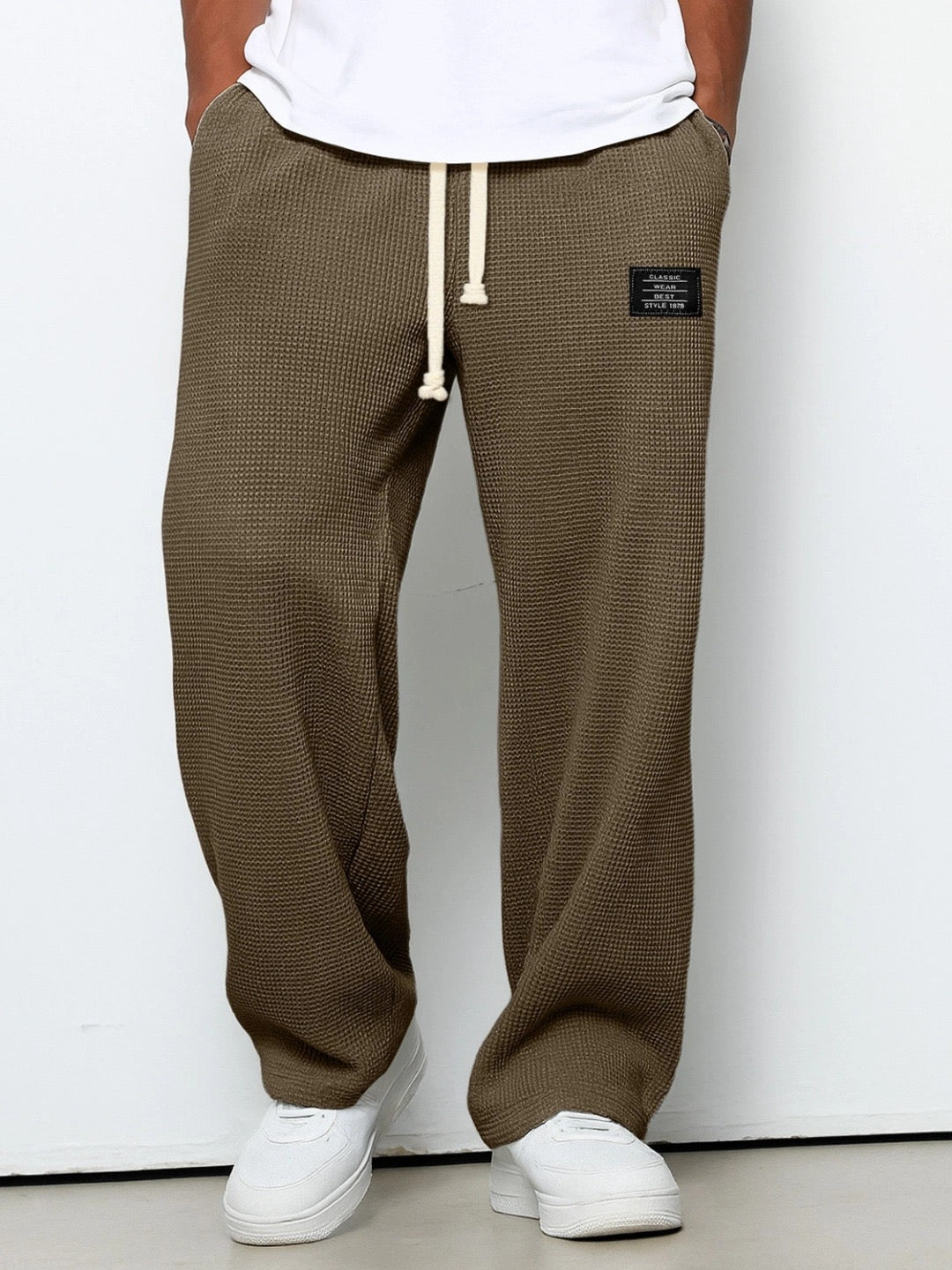 Madrid - Pantalones de hombre transpirables de lino y algodón
