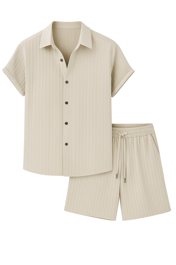 Conjunto de Verano para Hombre a Rayas