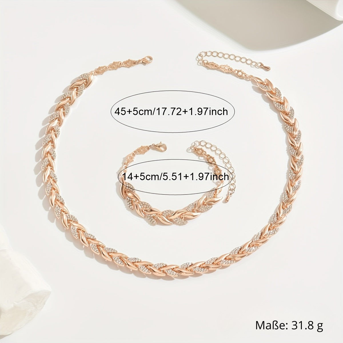 Elena™ | Conjunto de Joyería Cola de Pez Premium
