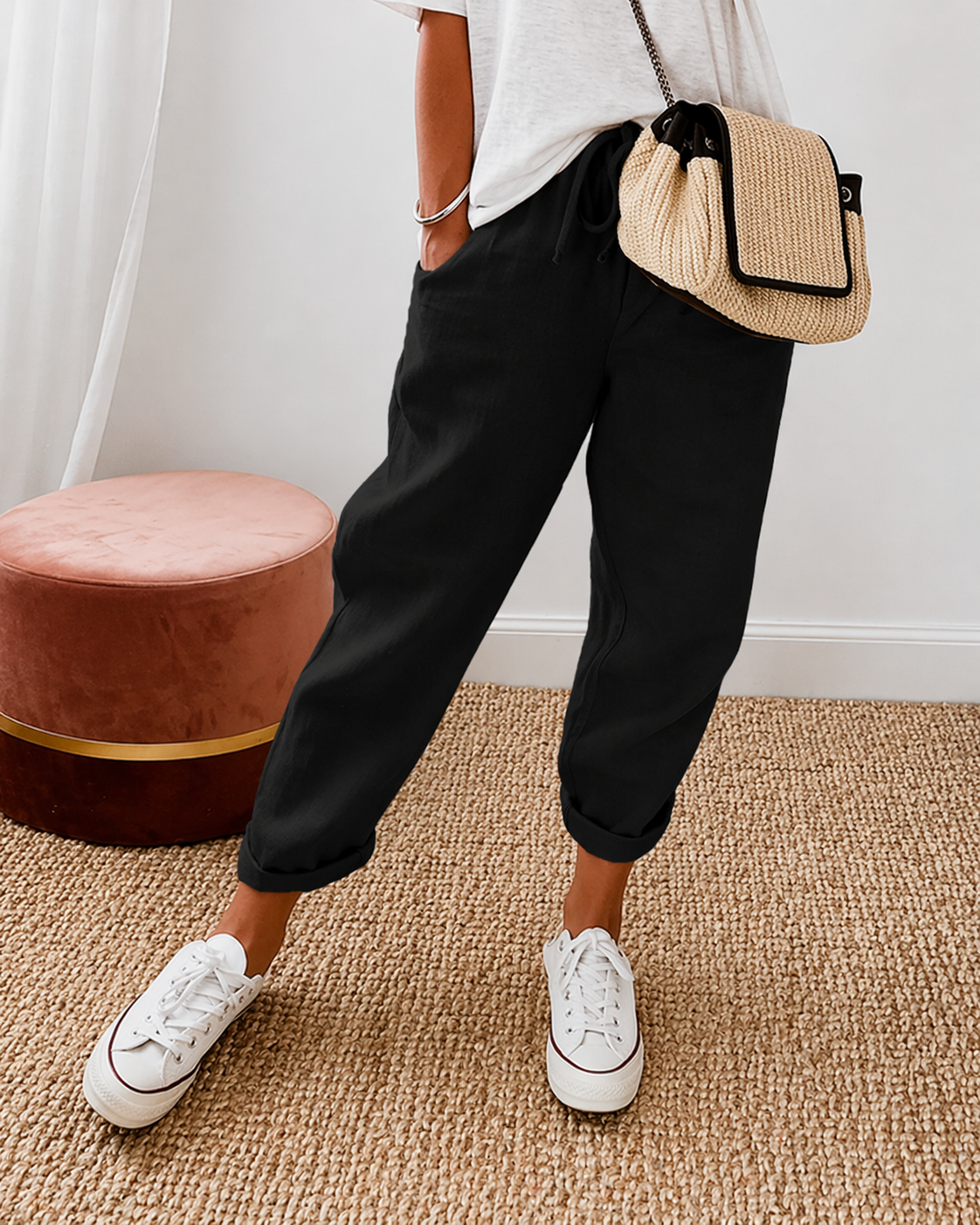 Linae | Pantalón Casual Relajado 1+1 GRATIS (Añade 2 unidades al carrito para activar el descuento)