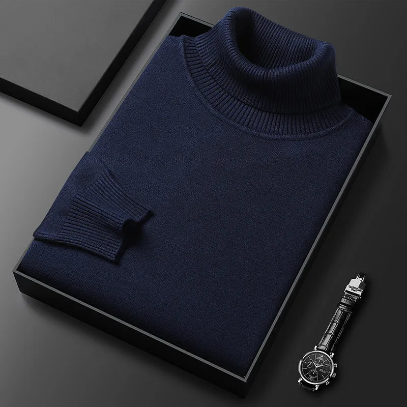 FRANCO MARINO | JERSEY ELEGANTE CON CUELLO ALTO