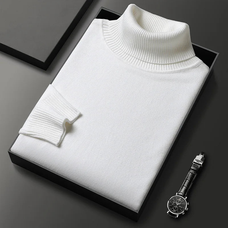 FRANCO MARINO | JERSEY ELEGANTE CON CUELLO ALTO