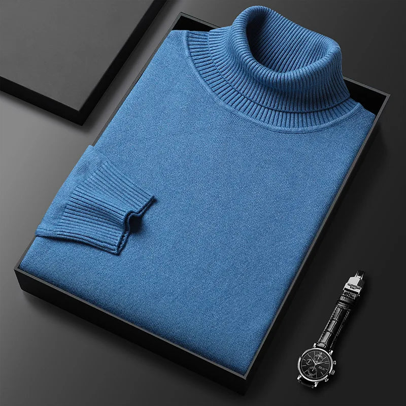 FRANCO MARINO | JERSEY ELEGANTE CON CUELLO ALTO