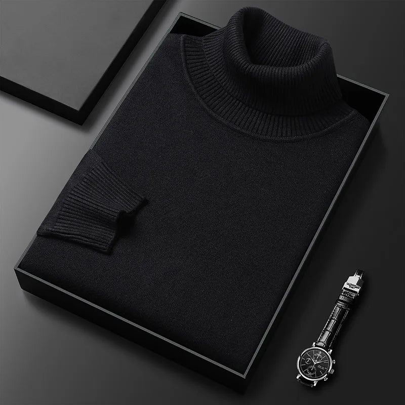 FRANCO MARINO | JERSEY ELEGANTE CON CUELLO ALTO