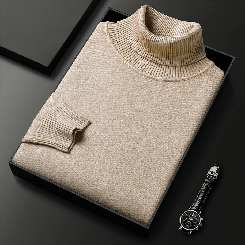 FRANCO MARINO | JERSEY ELEGANTE CON CUELLO ALTO