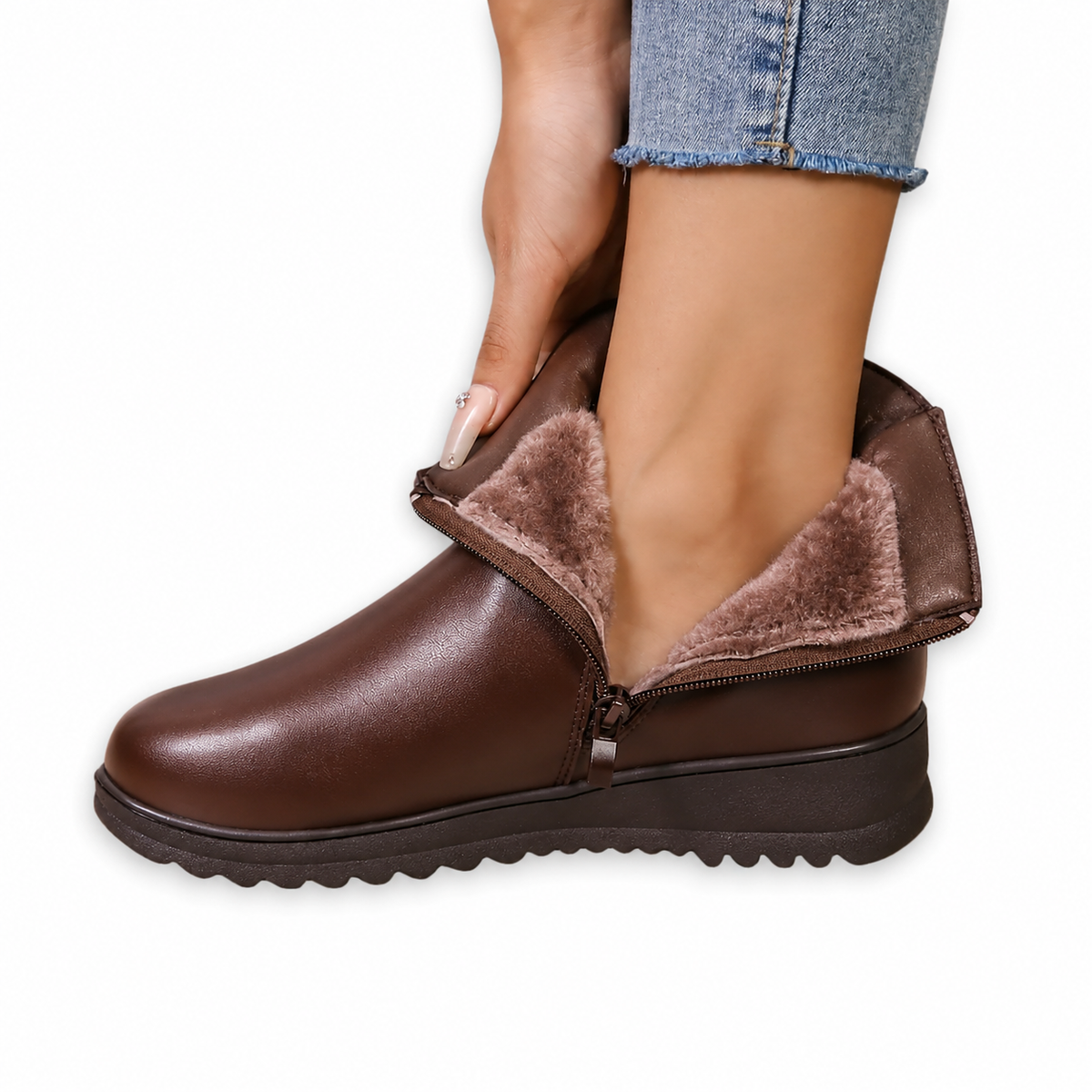 NORDYNA | Botines de invierno para mujer cálidos y elegantes