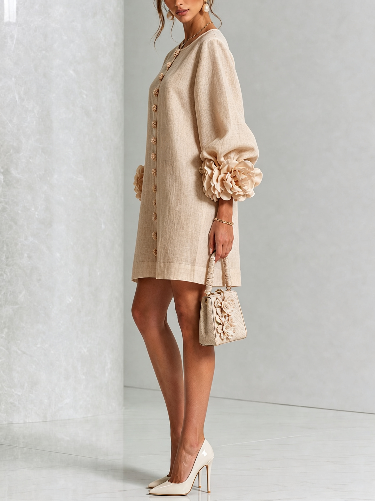 Élodie | Vestido floral abotonado