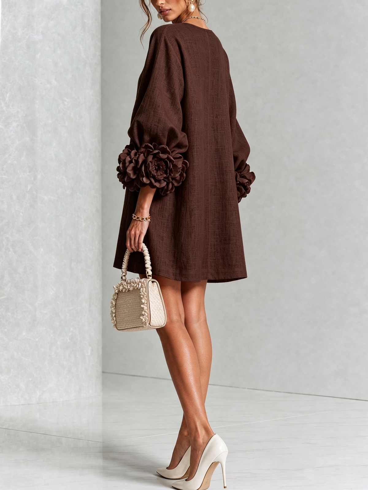 Élodie | Vestido floral abotonado