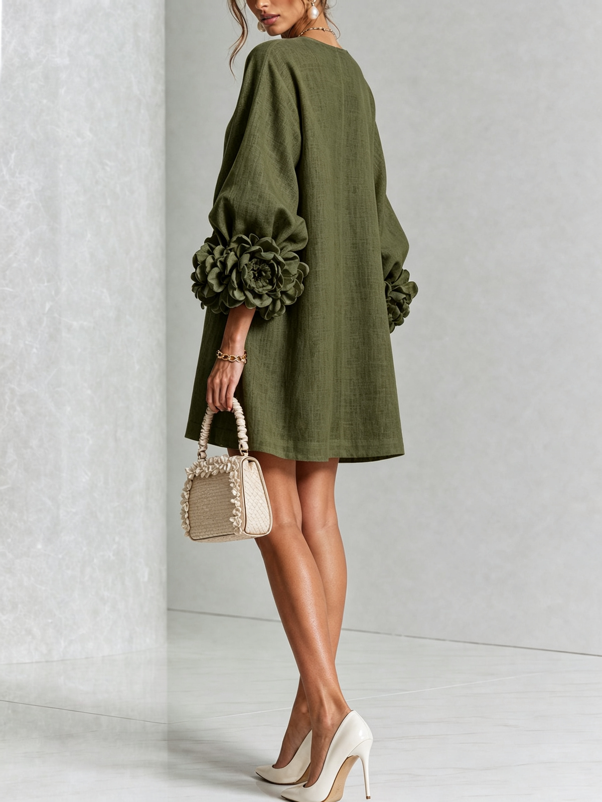 Élodie | Vestido floral abotonado