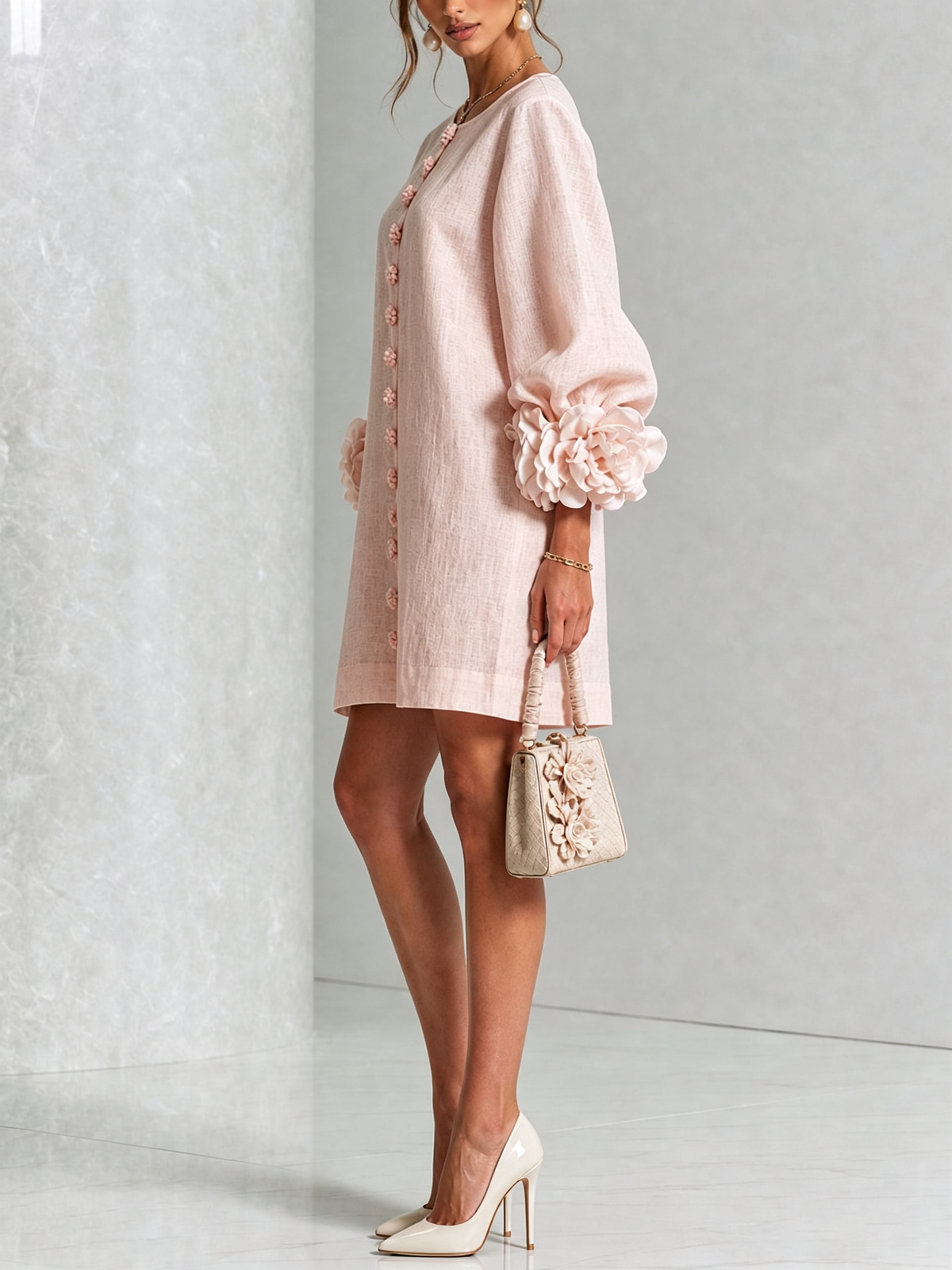 Élodie | Vestido floral abotonado